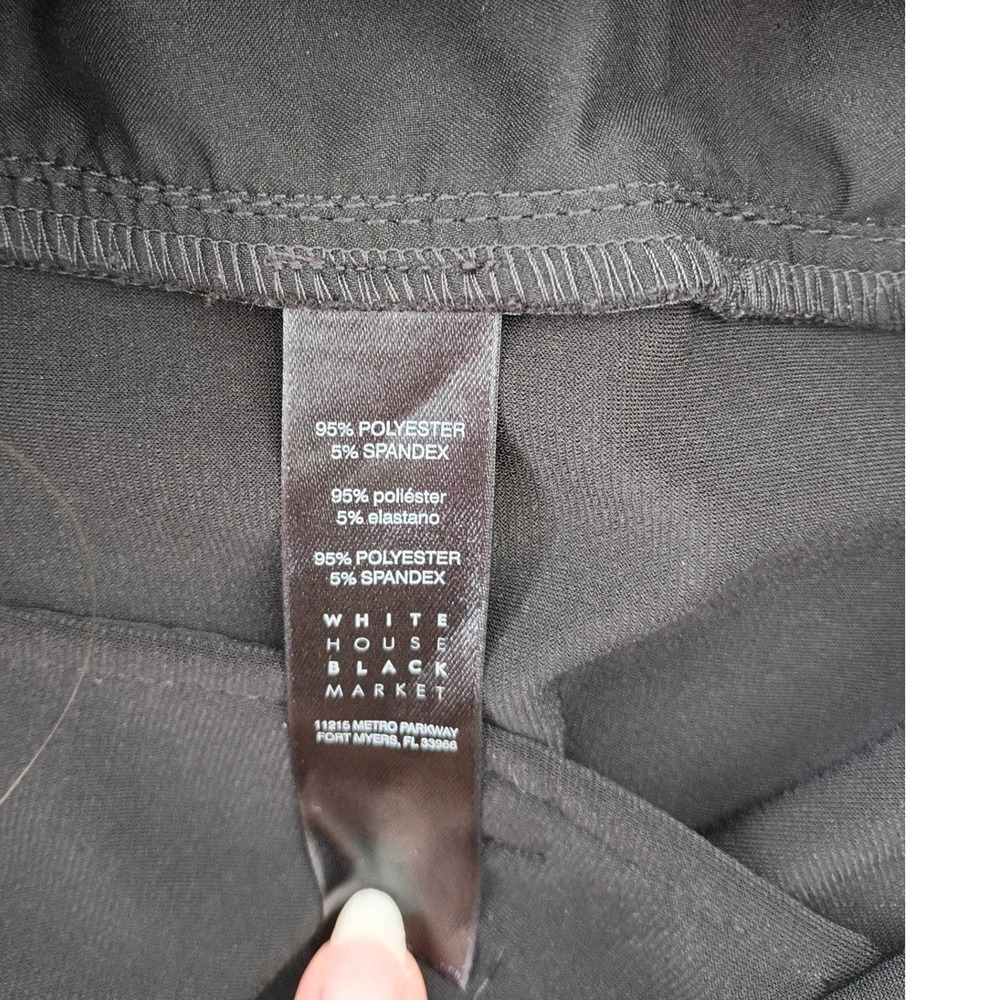 White House Black Market The Slim Black Ankle Pants 2S 28x30 Stretch NWOT Tailor - Picture 5 of 16